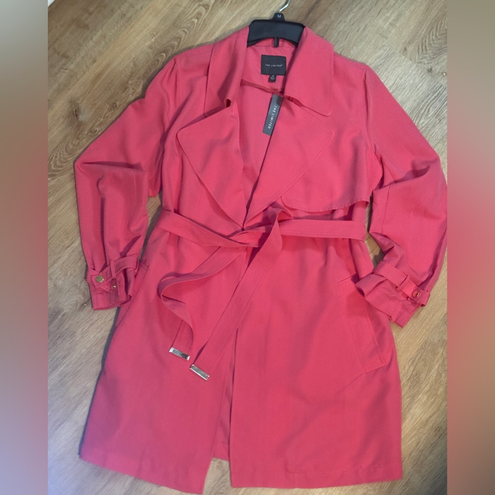 The Limited Vibrant Pink Belted Coat- NWT